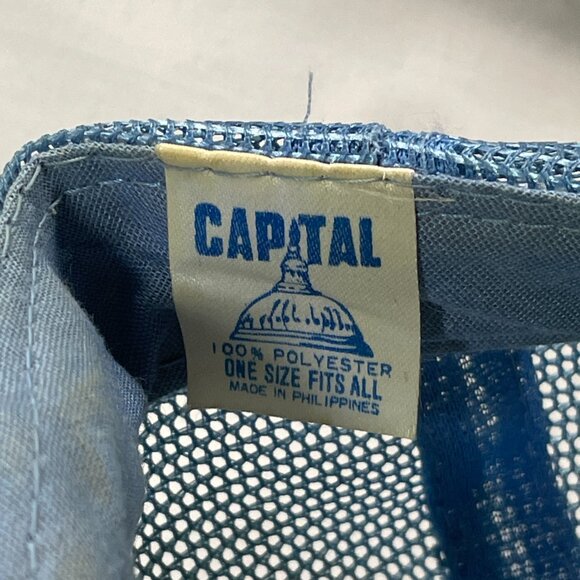 VINTAGE Alibi Club Buckeye AZ Hat | Blue Rope Trucker | Capital Brand - Picture 6 of 6